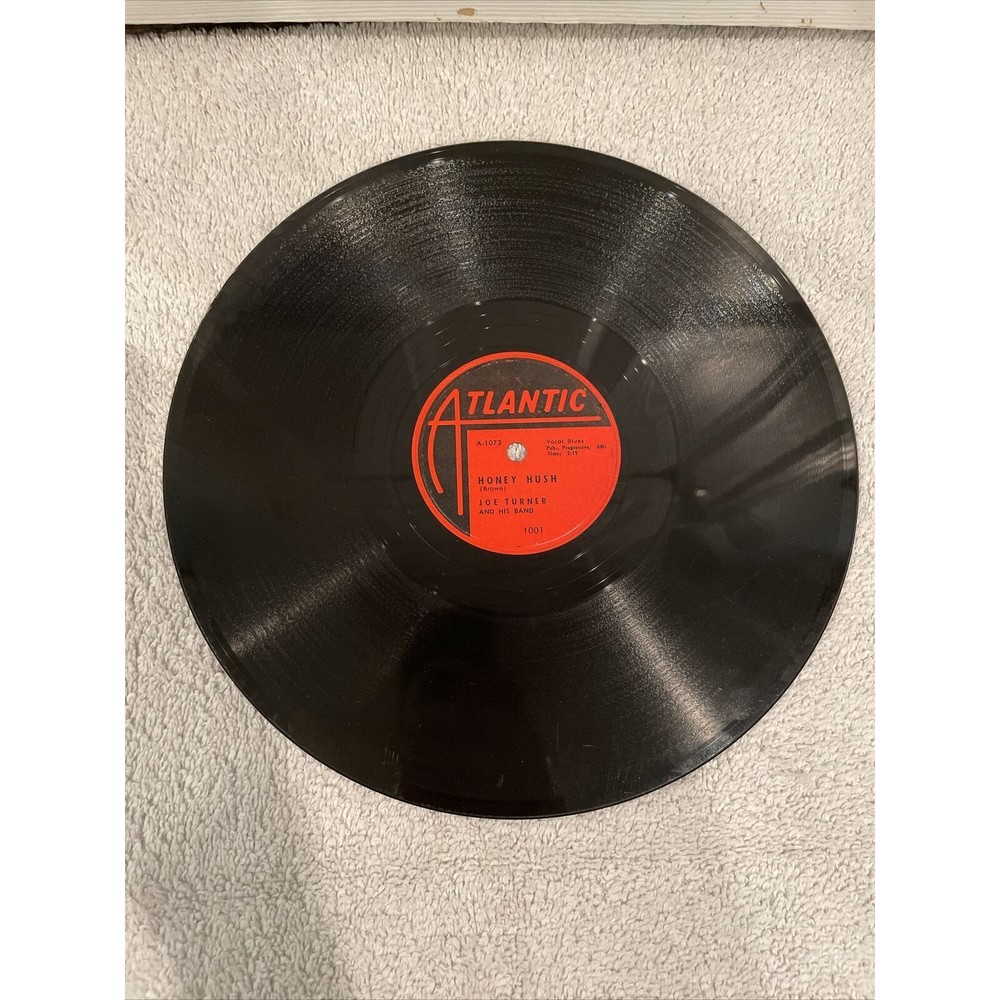 BLUES 78RPM HONEY HUSH / CRAWDAD HOLE JOE TURNER Atlantic